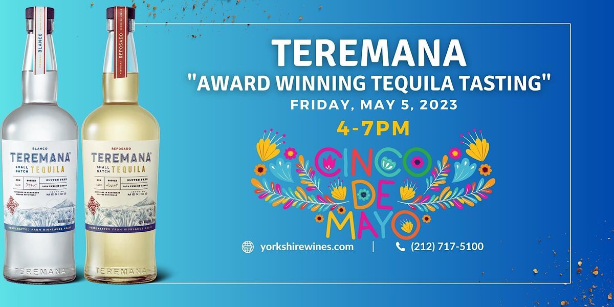 Teremana Tequila Tasting, Yorkshire Wines & Spirits, New York, 5 May 2023