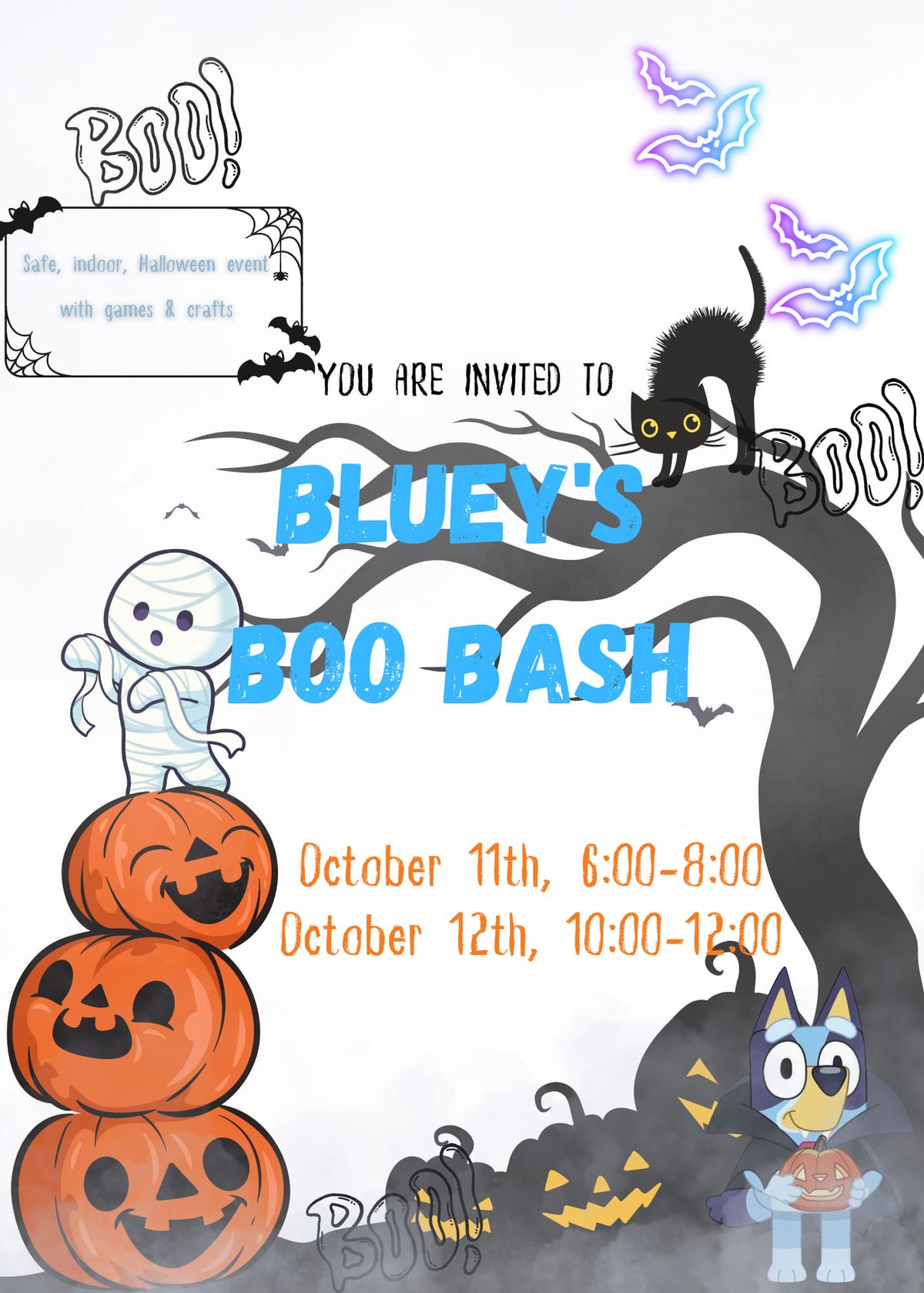 Bluey's Boo Bash 10:00a-12:00p