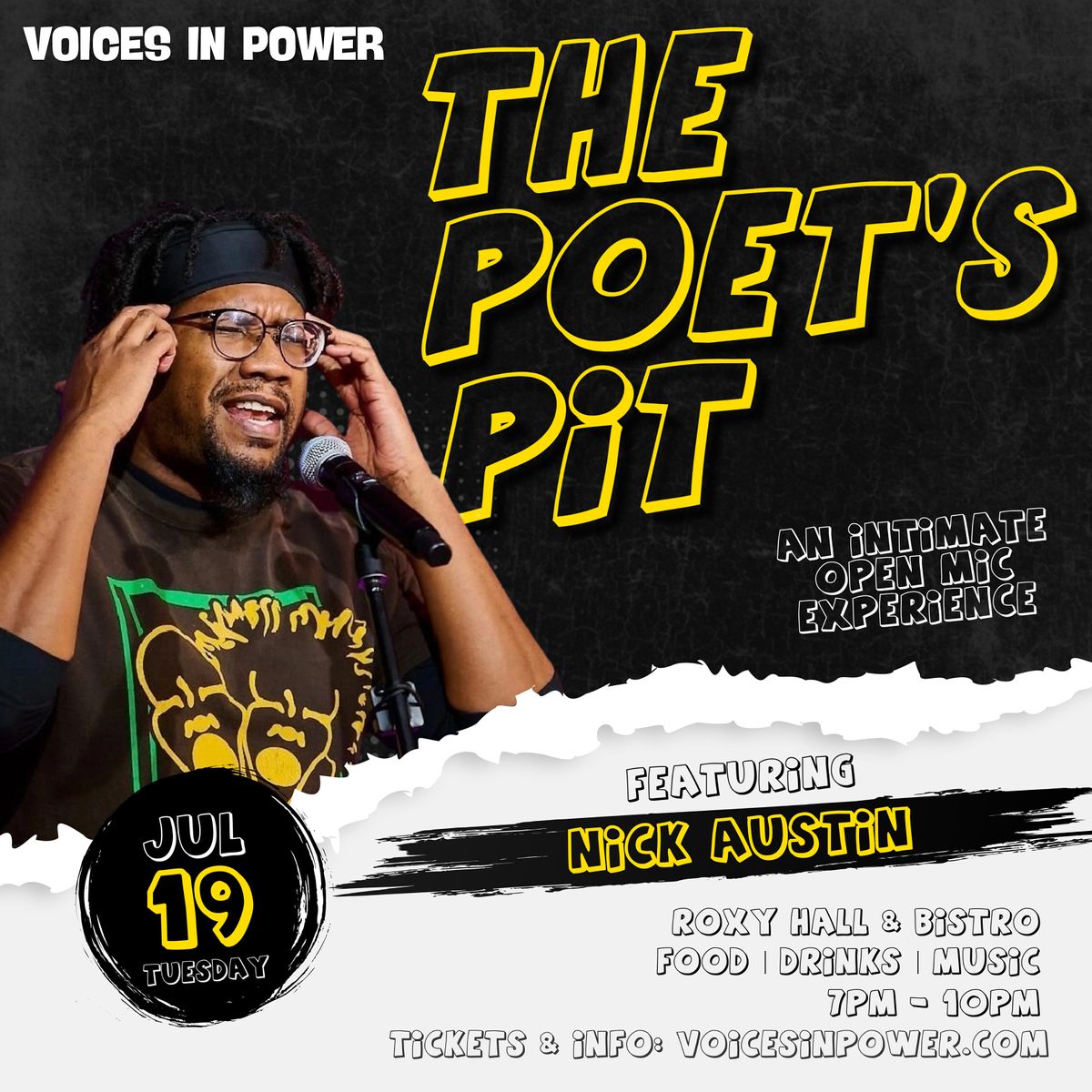 Voices In Power: The Poet's Pit Ft. Nick Austin