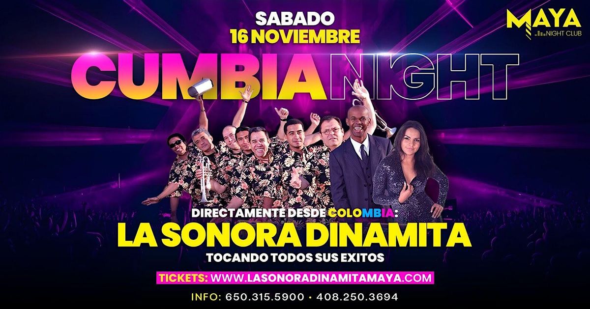 La Sonora Dinamita en concierto \u2022 Entrada Gratis  @ Club Maya