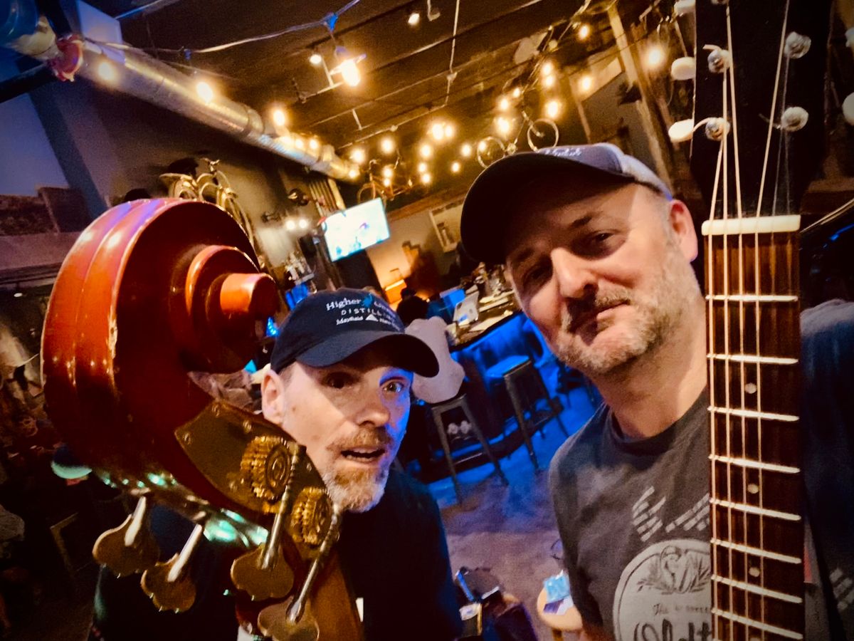 Insolent Willies acoustic duo at Artisanal Brew