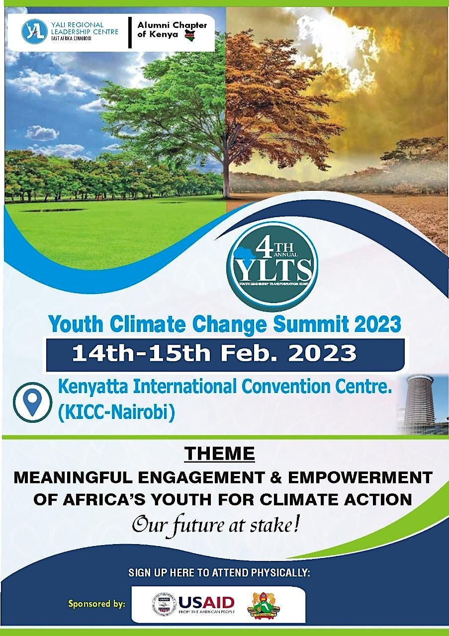 4TH ANNUAL YOUTH CLIMATE CHANGE SUMMIT, NAIROBI | 2023