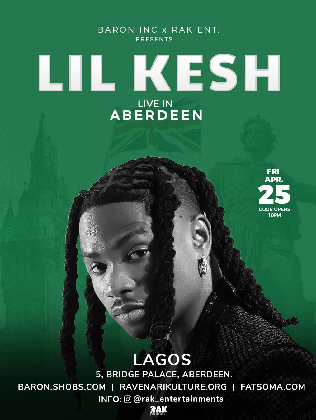 Lil Kesh Live In Aberdeen