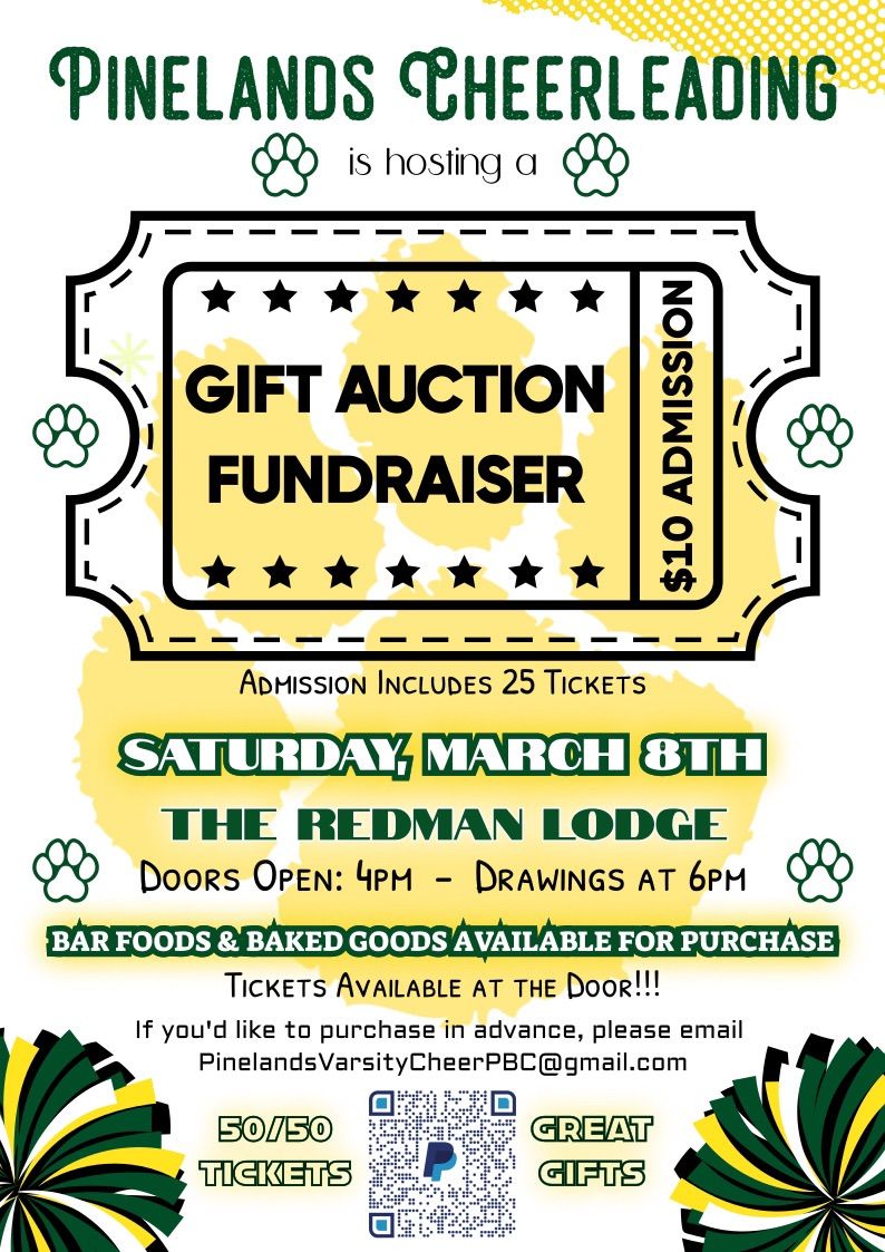 Pinelands Cheerleading Gift Auction