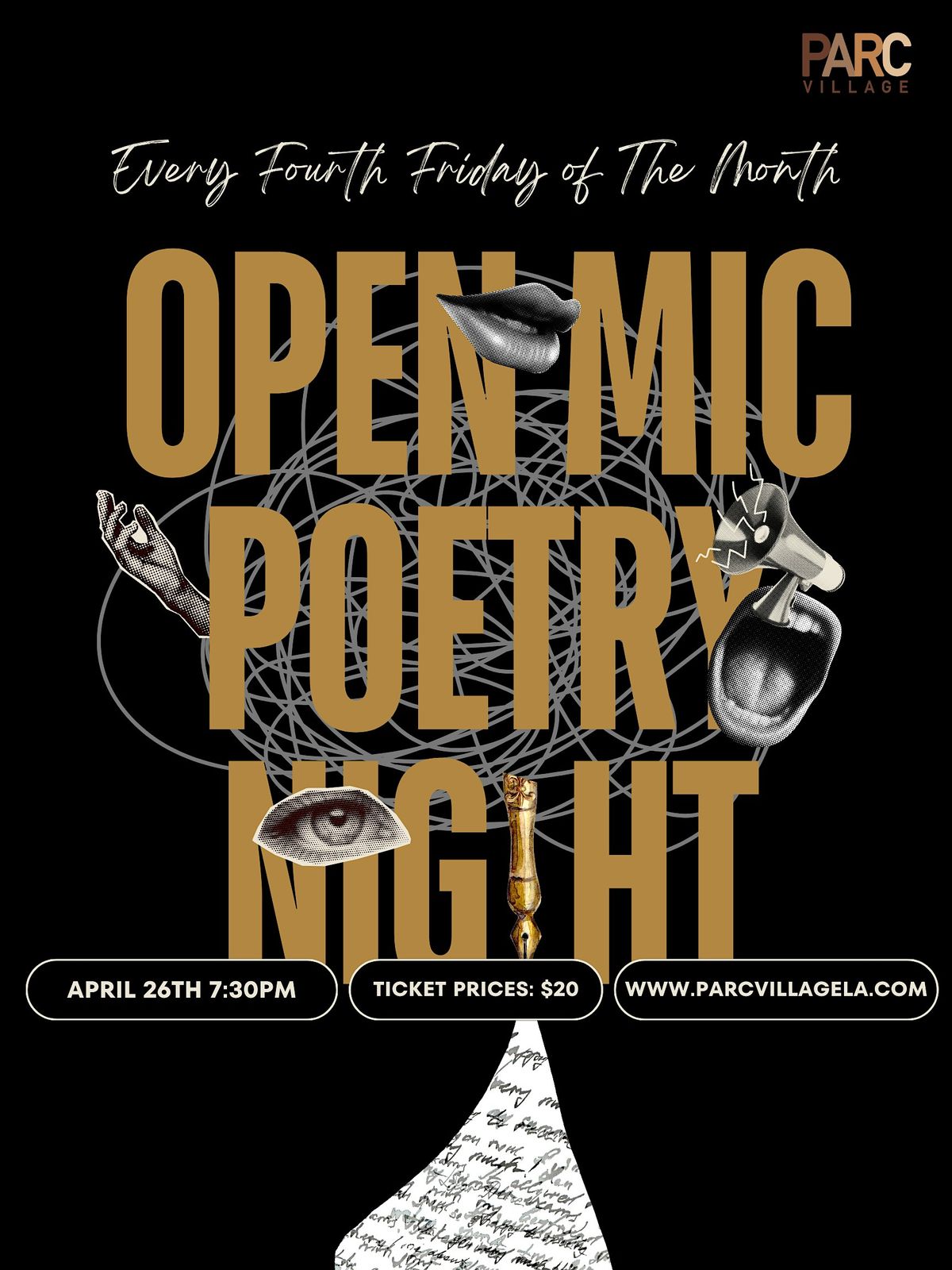 Open Mic Poetry Night: Every 3rd Friday of the Month