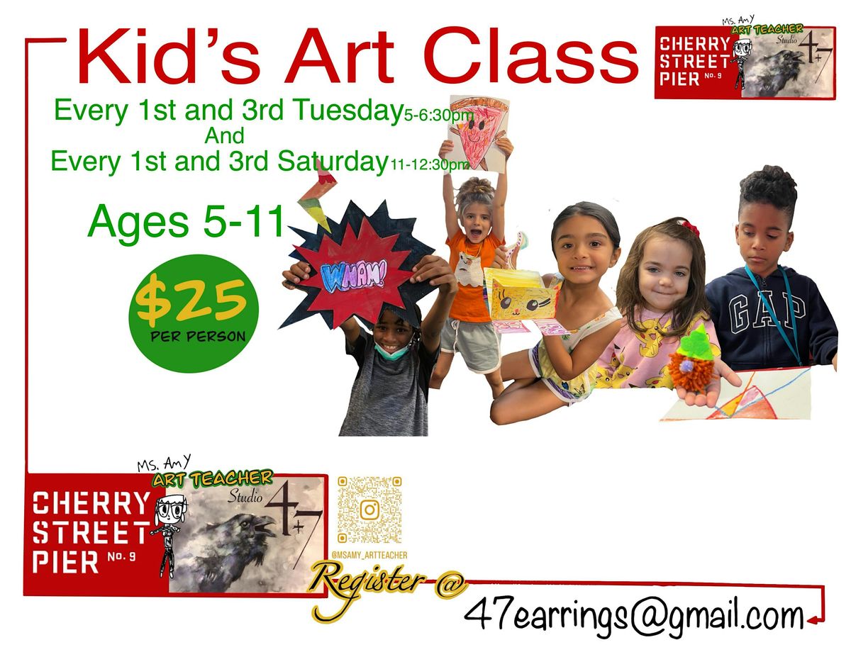 Kid\u2019s Saturday art class