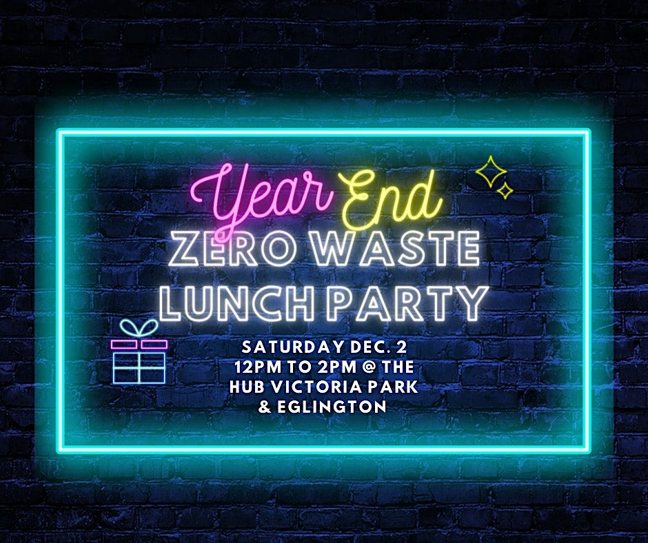 End-of-the-year zero waste lunch party