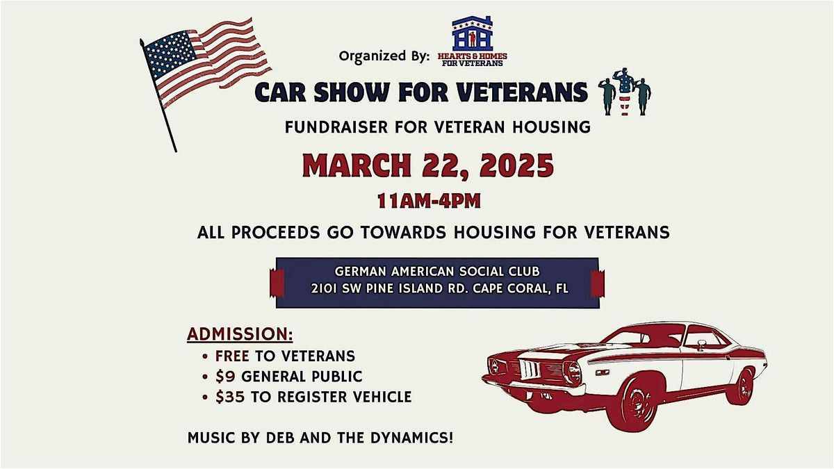 Hearts and Homes: Car Show for Veterans