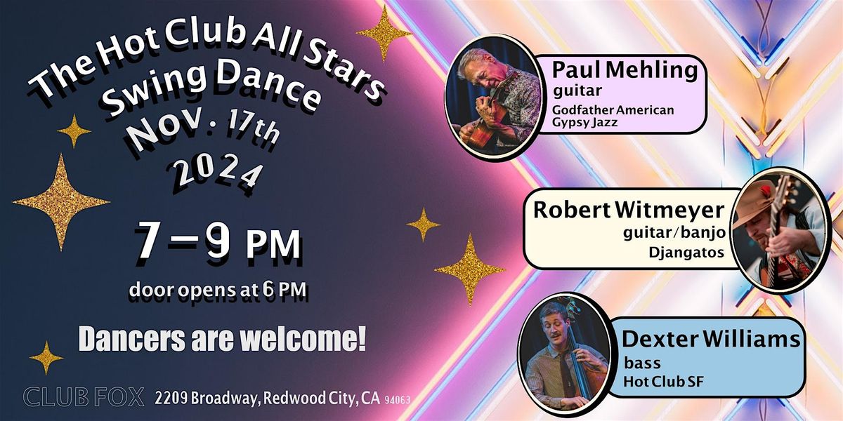 HOT CLUB ALL STARS SWING DANCE!