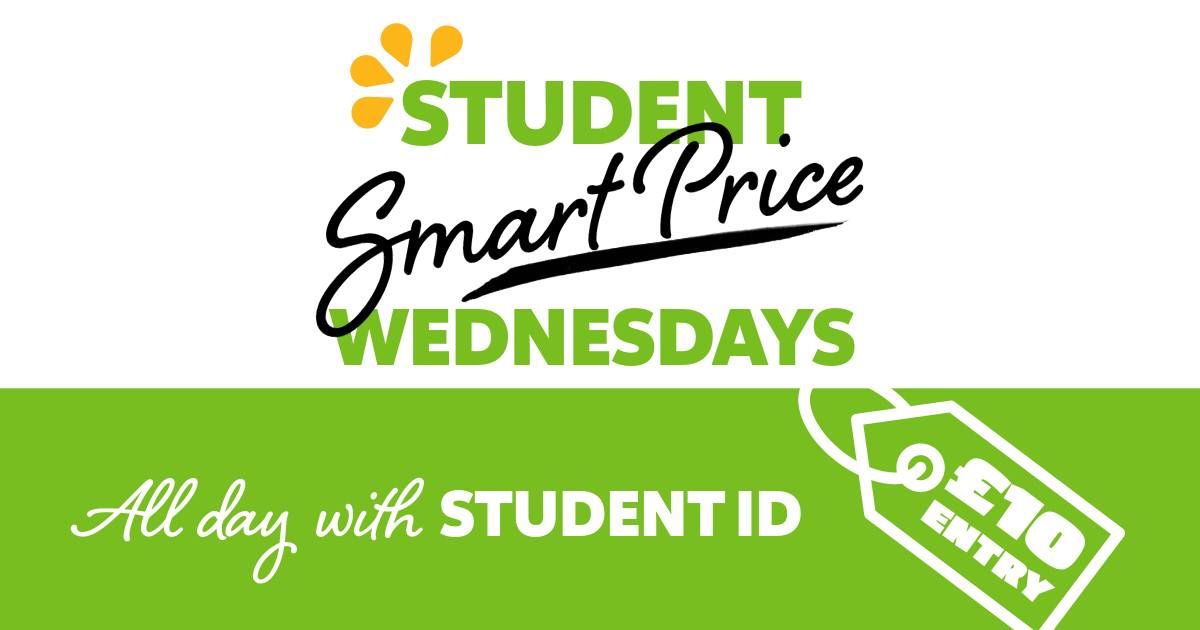 Smart Price Wednesdays - Student Day @ The Pipeworks