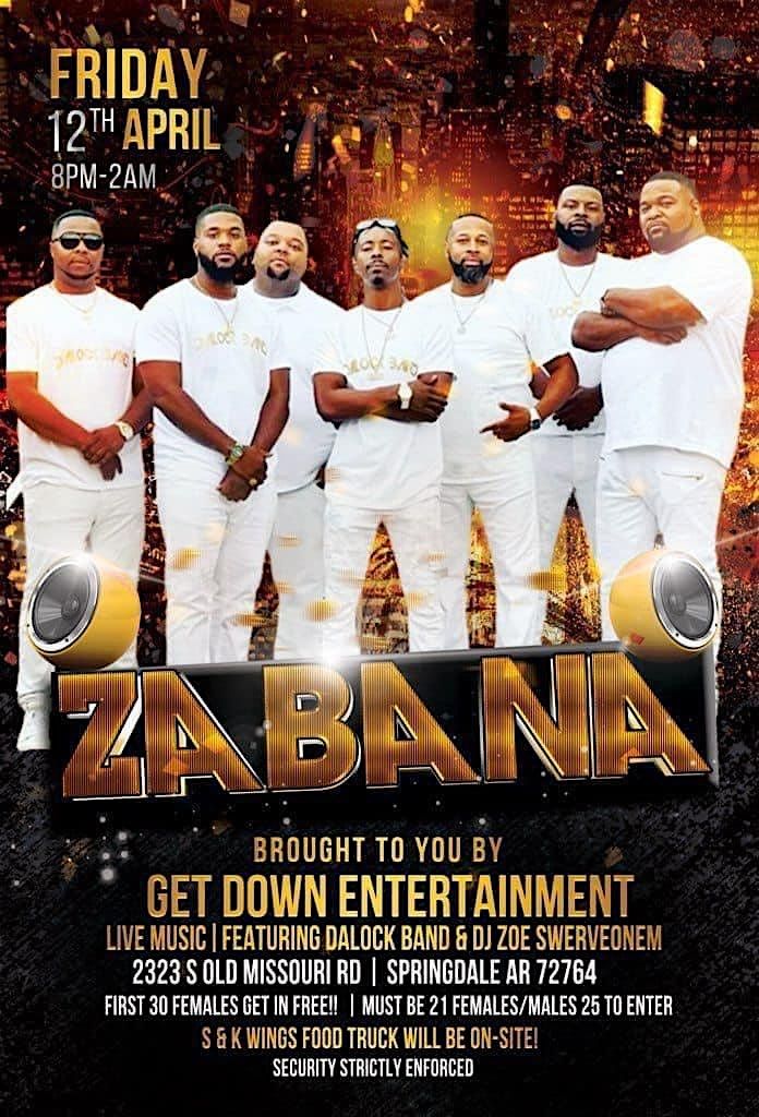 Zabana Night Club Grand Opening!  Featuring \u201cDaLock Band\u201d Performing LIVE!!