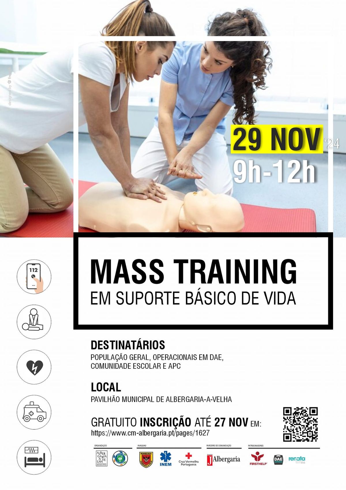 3\u00b0 Mass Training em Suporte B\u00e1sico de Vida 