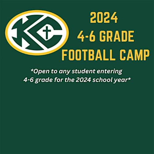 2024 KCHS 4-6 Grade Football Camp