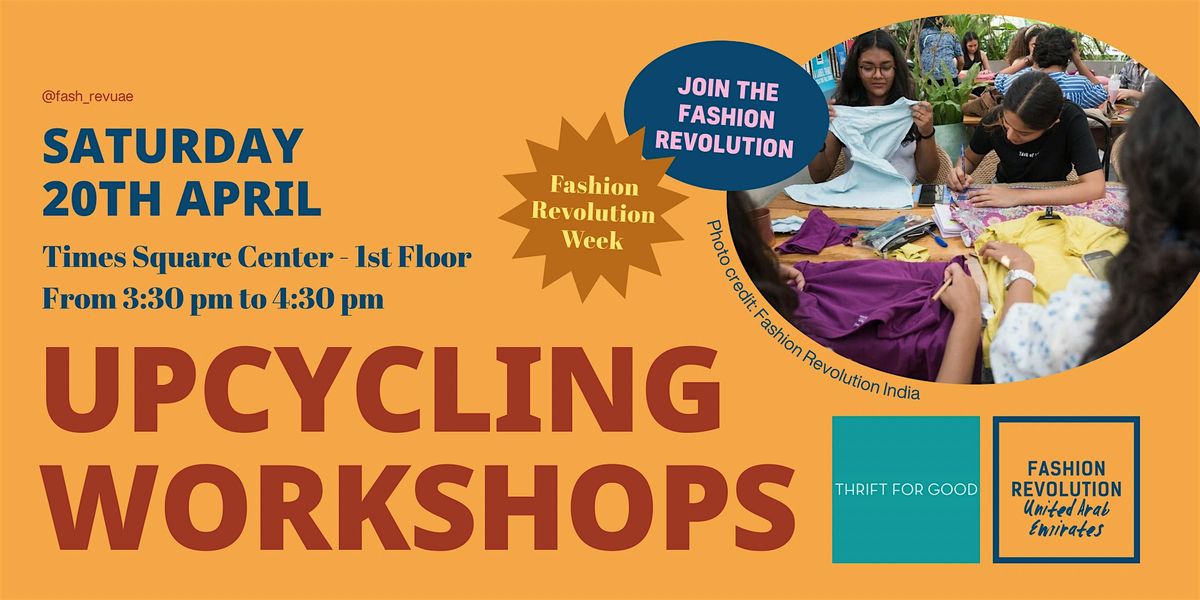 Upcycling Workshops with Thrift for Good