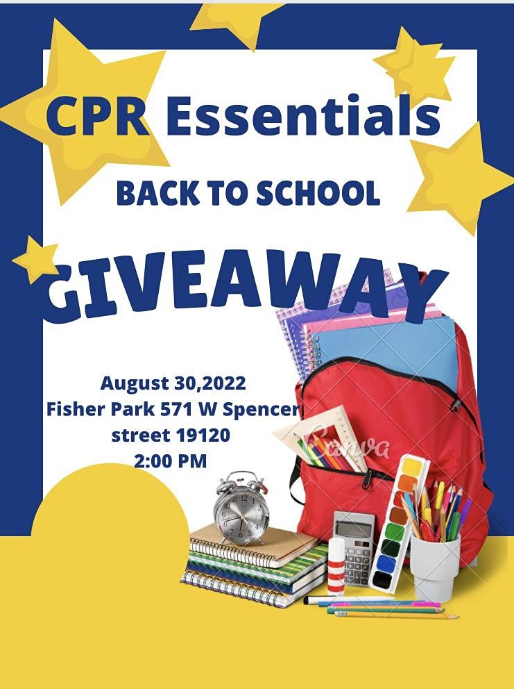 CPR Essentials Book Bag Giveaway
