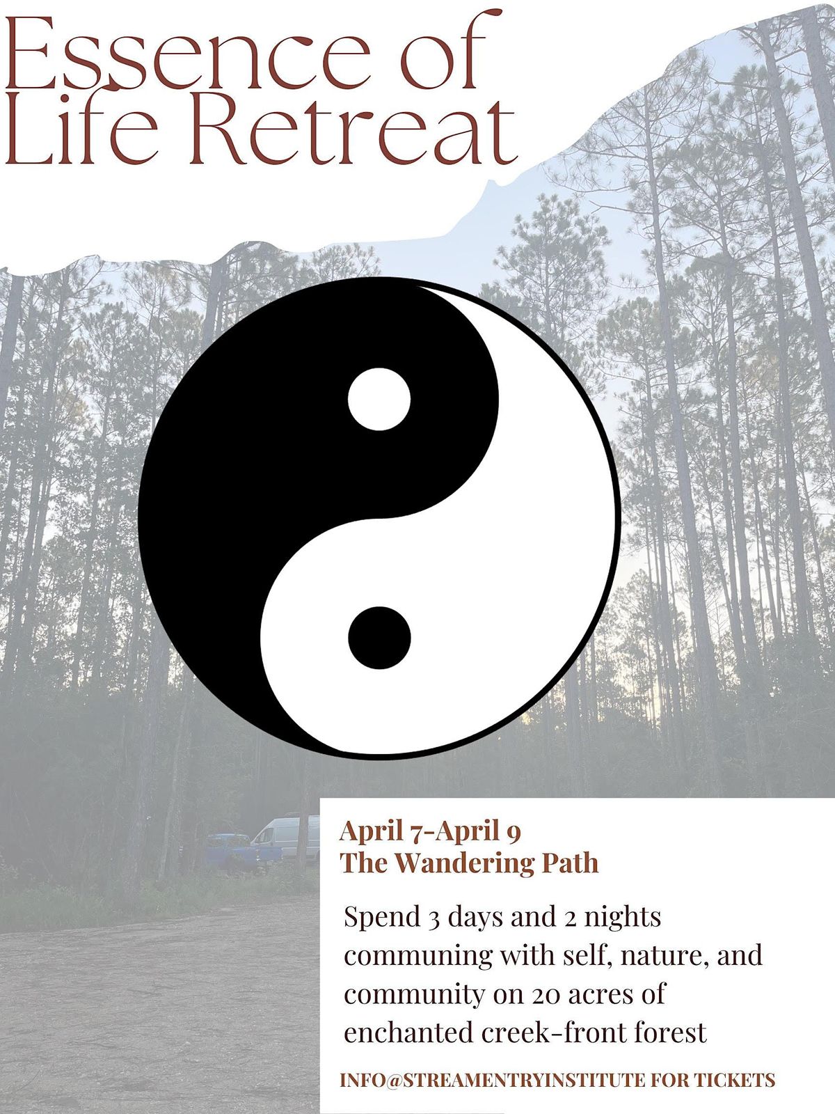 Essence of Life Spring Meditation Retreat
