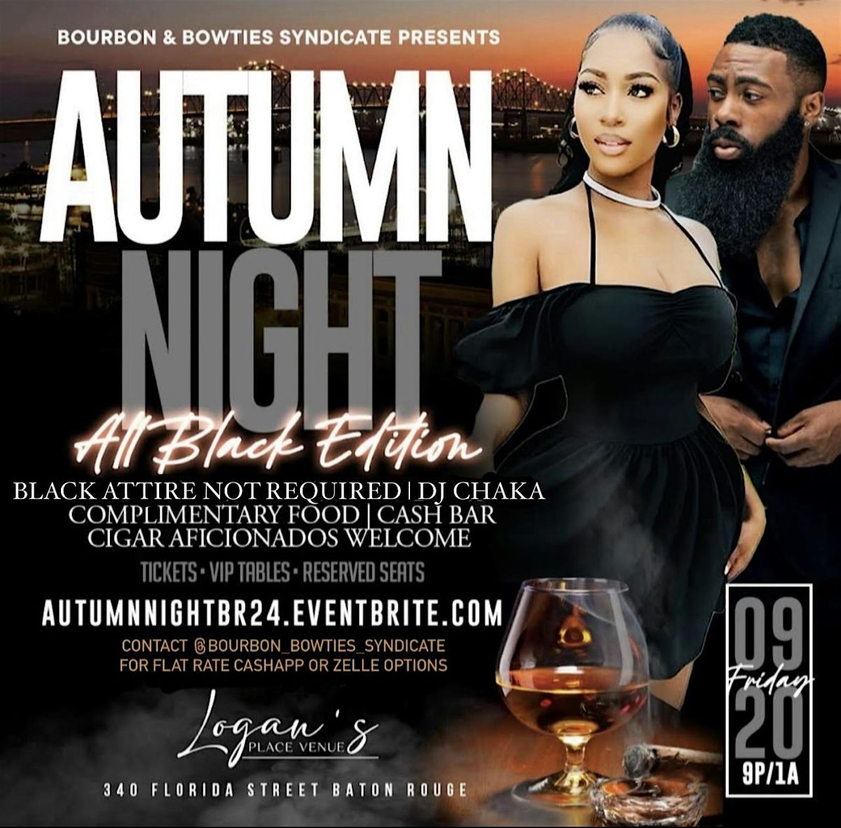 Autumn Night:  All Black Edition