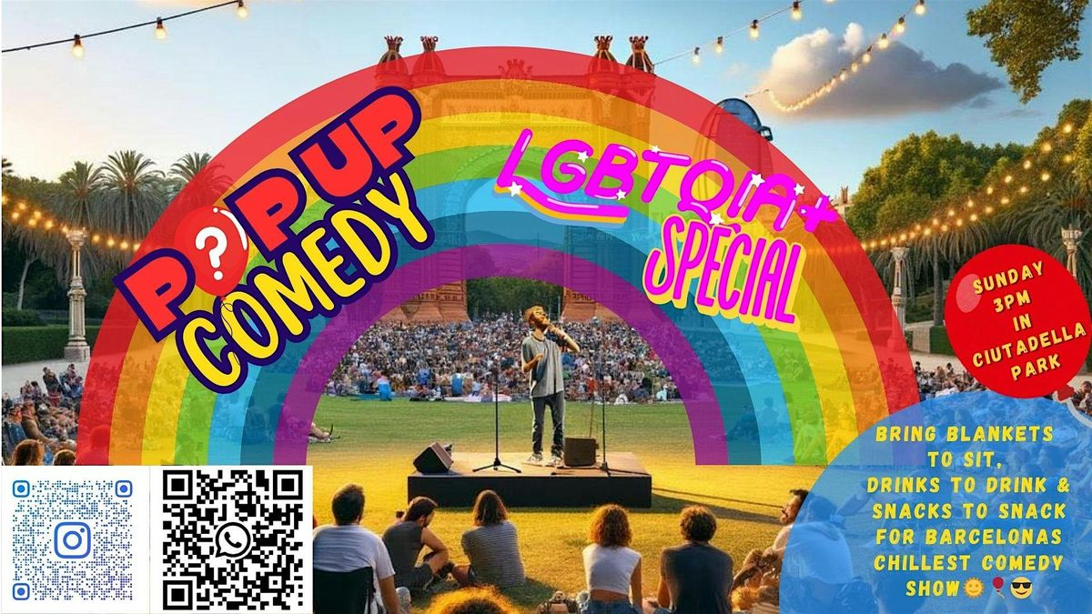 LGBTQIA+ SPECIAL:  Open Air Comedy in Ciutadella Park