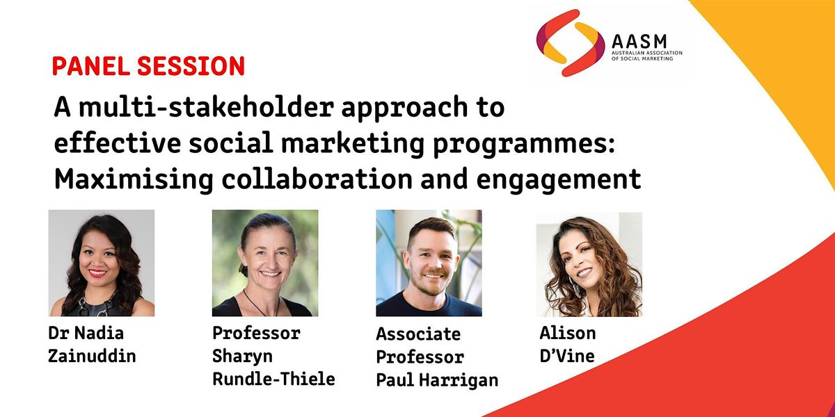 Panel session "A multi-stakeholder approach to effective social marketing"