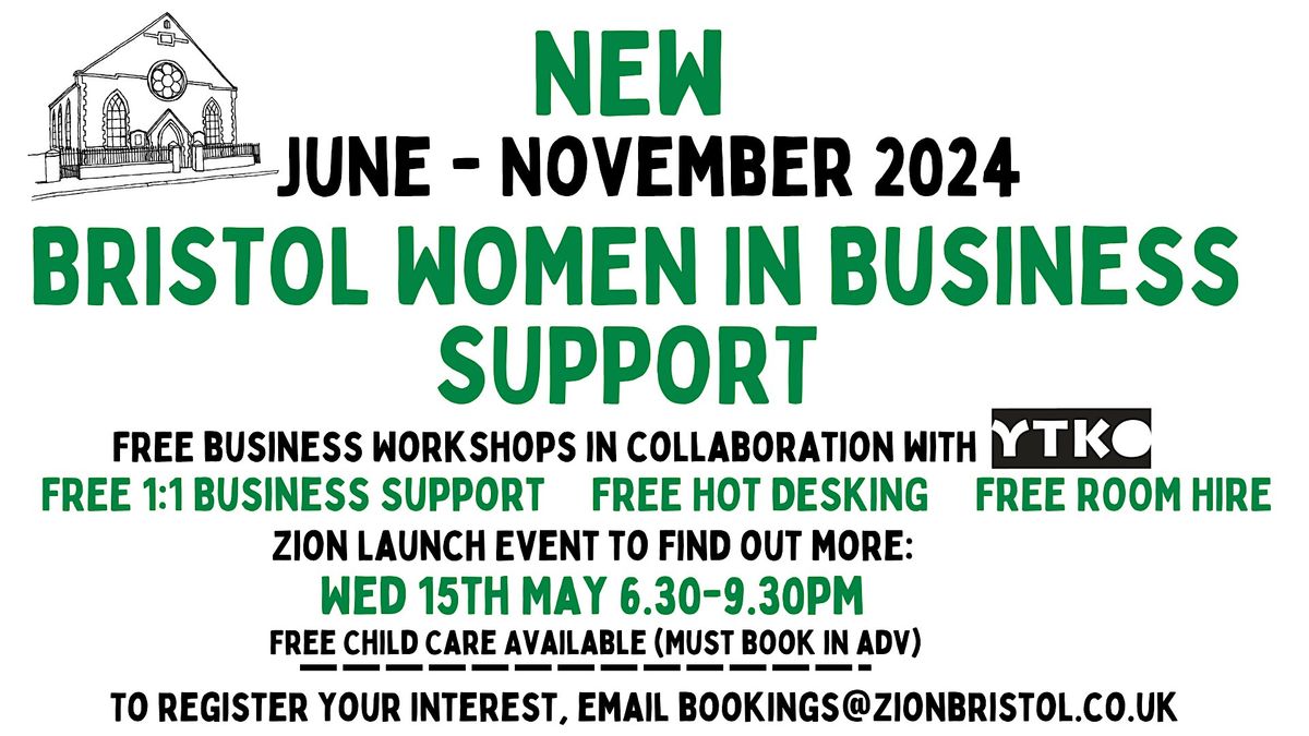 Zion LAUNCH EVENT for Bristol Women in Business Support