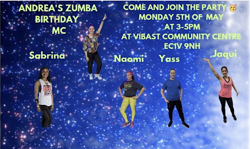 Andrea's Birthday Zumba Master Class For All Zumba Lovers!