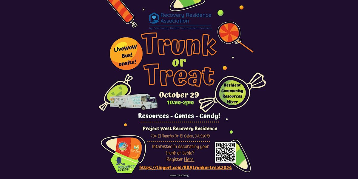 Trunk or Treat RRA Resident Community Mixer