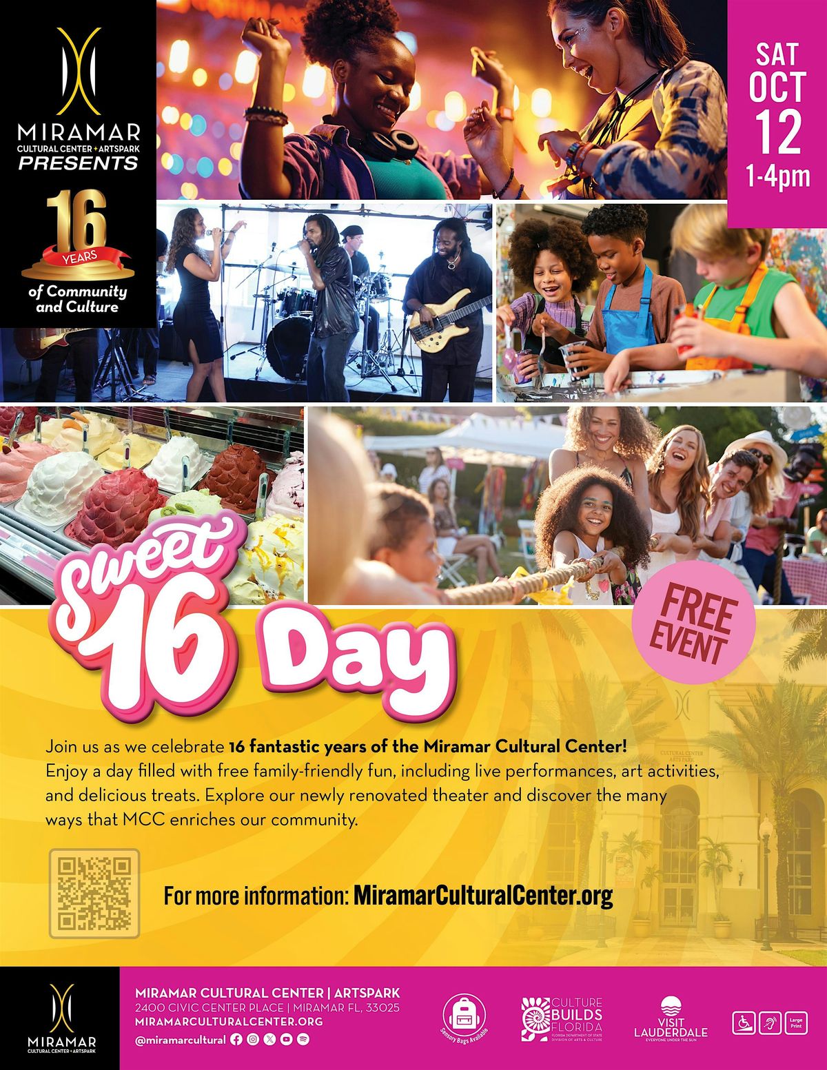 Miramar Cultural Center Sweet 16 Day!