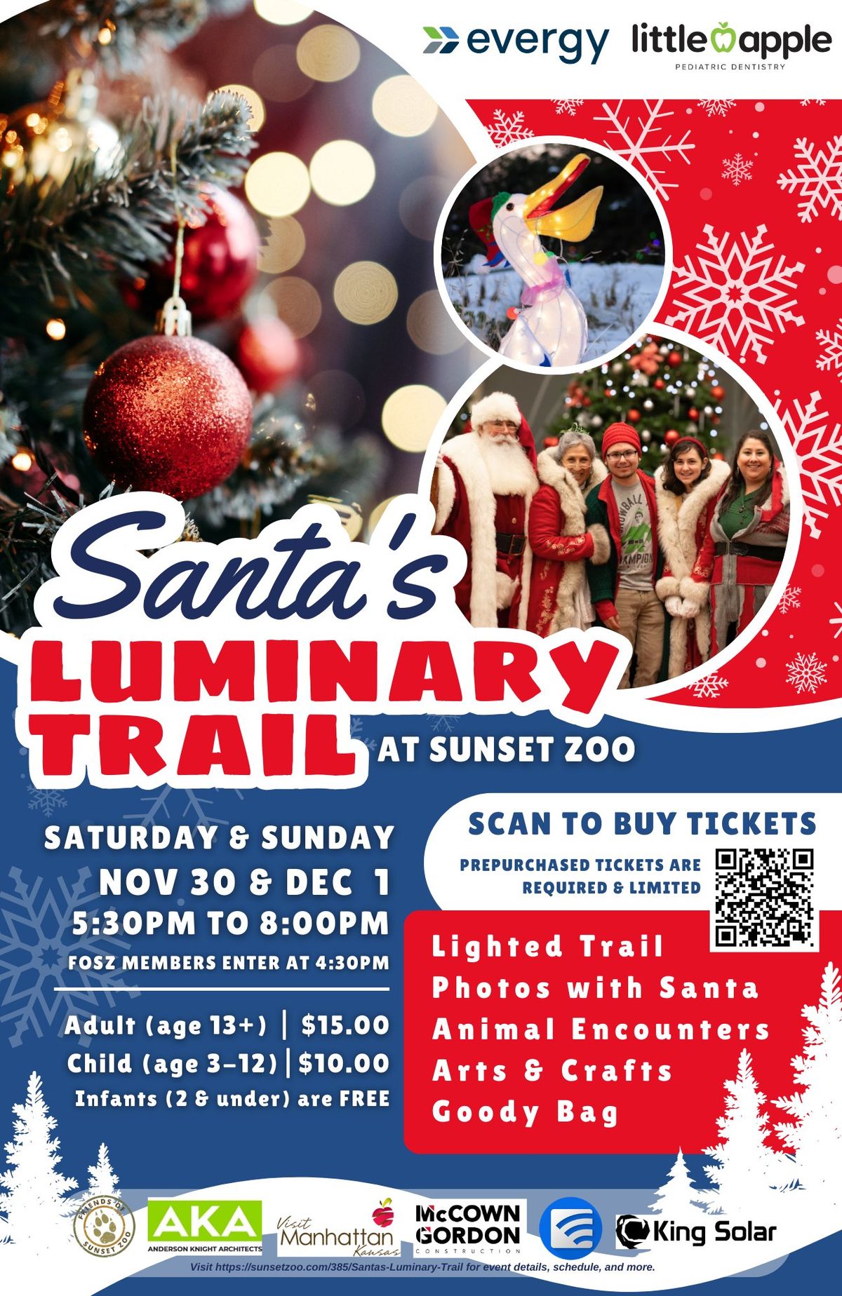 Santa's Luminary Trail