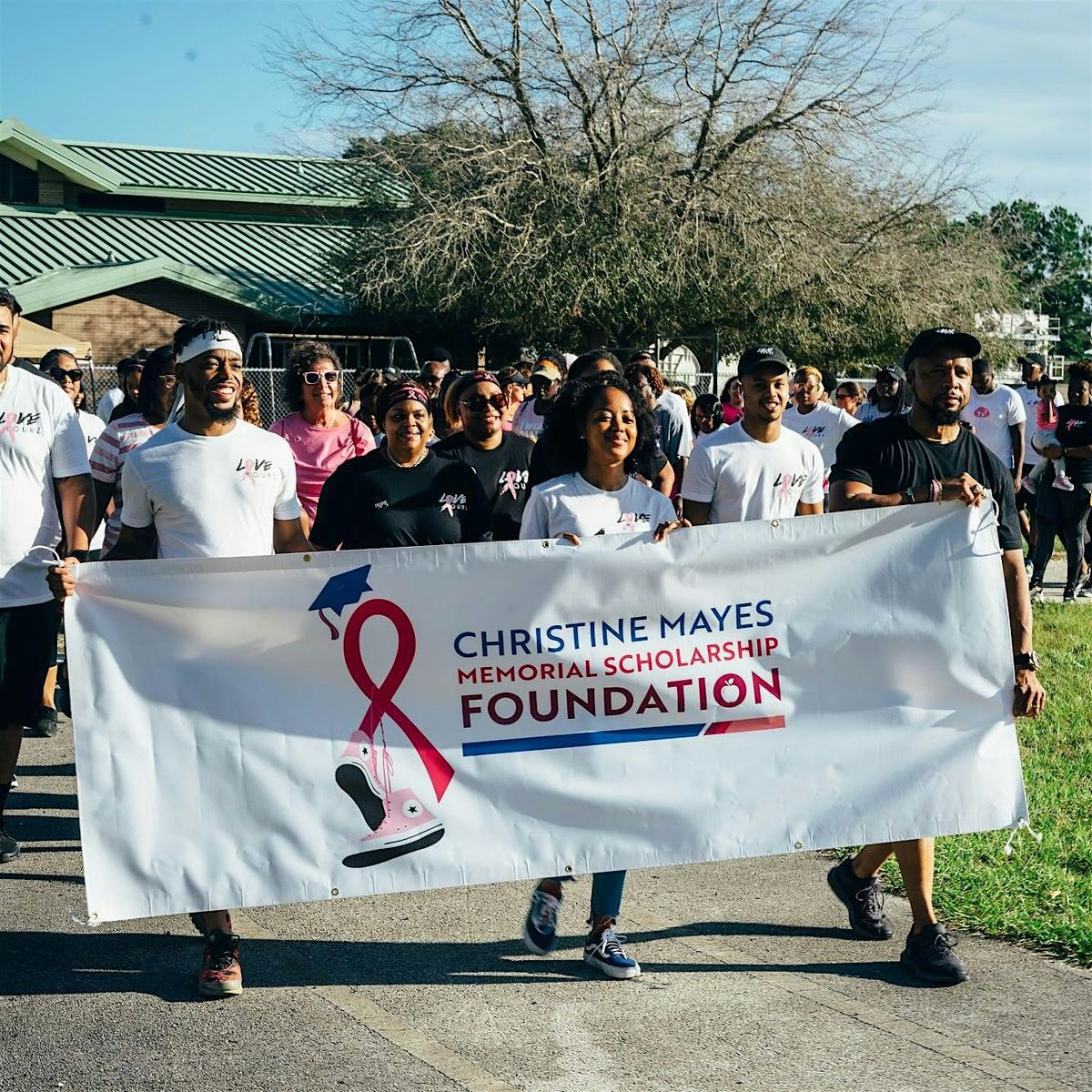 The Christine Mayes Memorial Scholarship Foundation\u2019s Breast Cancer Walk