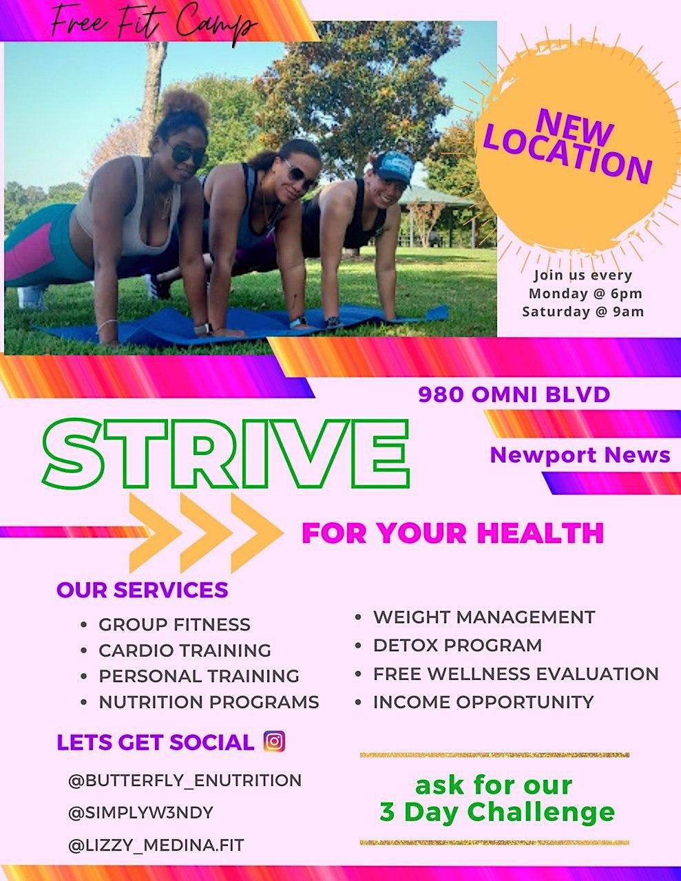 Fit Camp- Strive For your Health