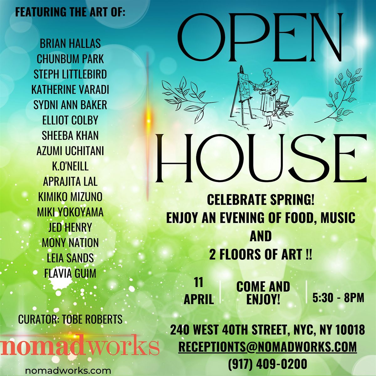 Nomadworks Times Square Spring Art Open House!