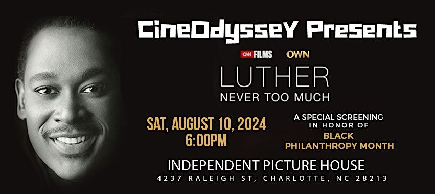 "Luther: Never Too Much" film screening