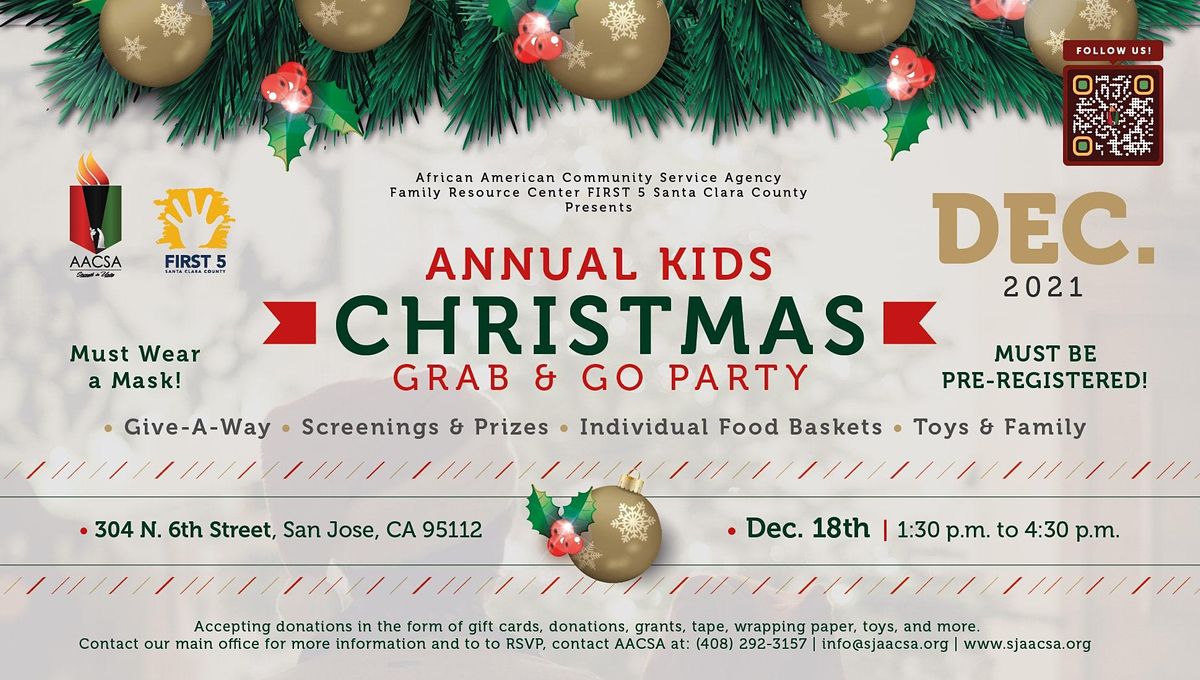 Kid's Christmas Grab & Go Party