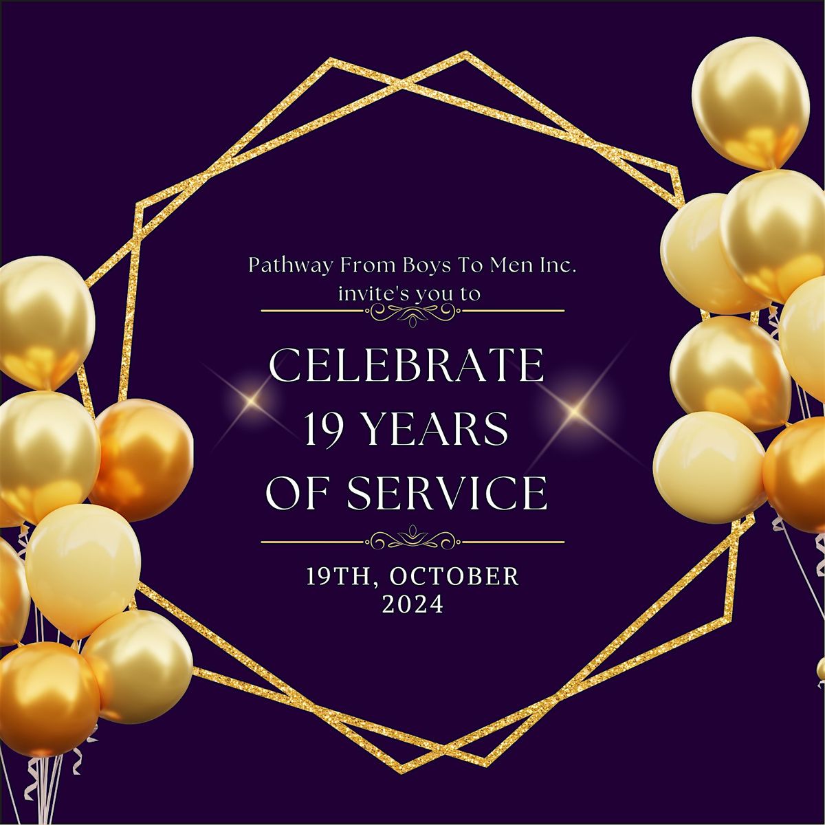 Pathway From Boys To Men Inc.  Annual Gala: Celebrating 19 Years of Service