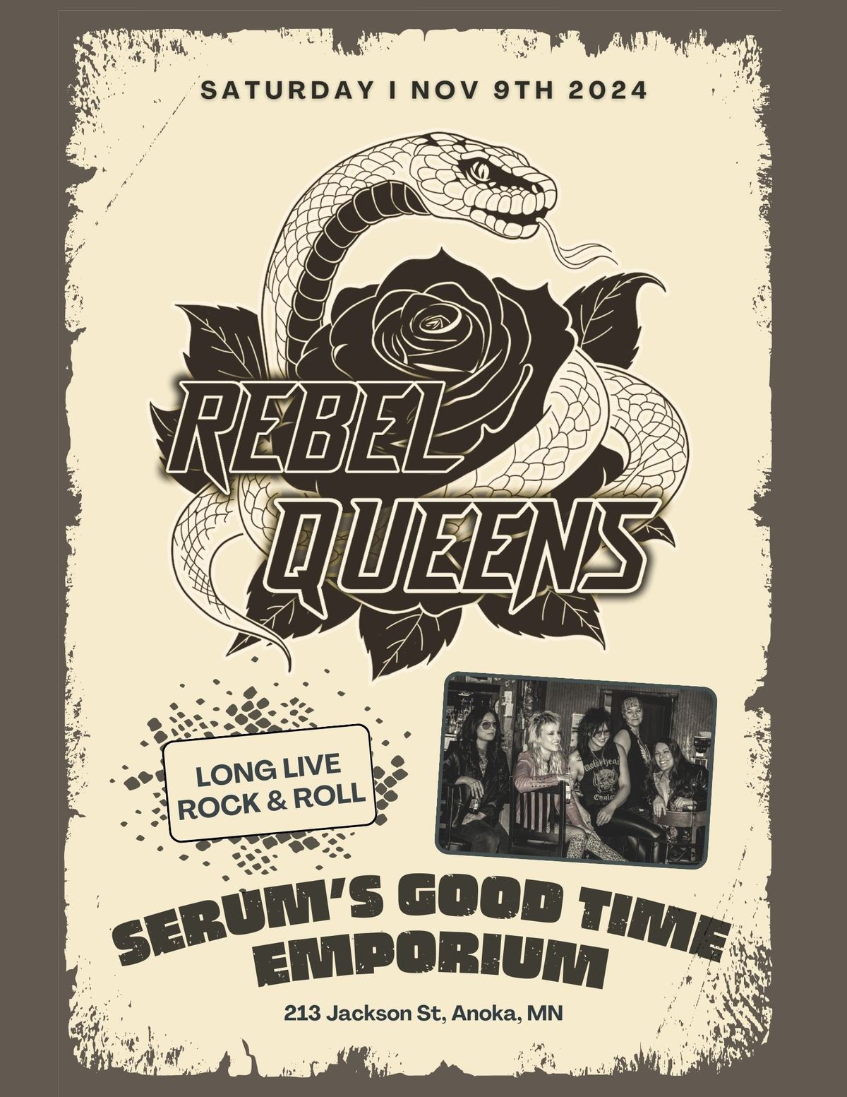 Rebel Queens at Serum\u2019s Good Time Emporium 