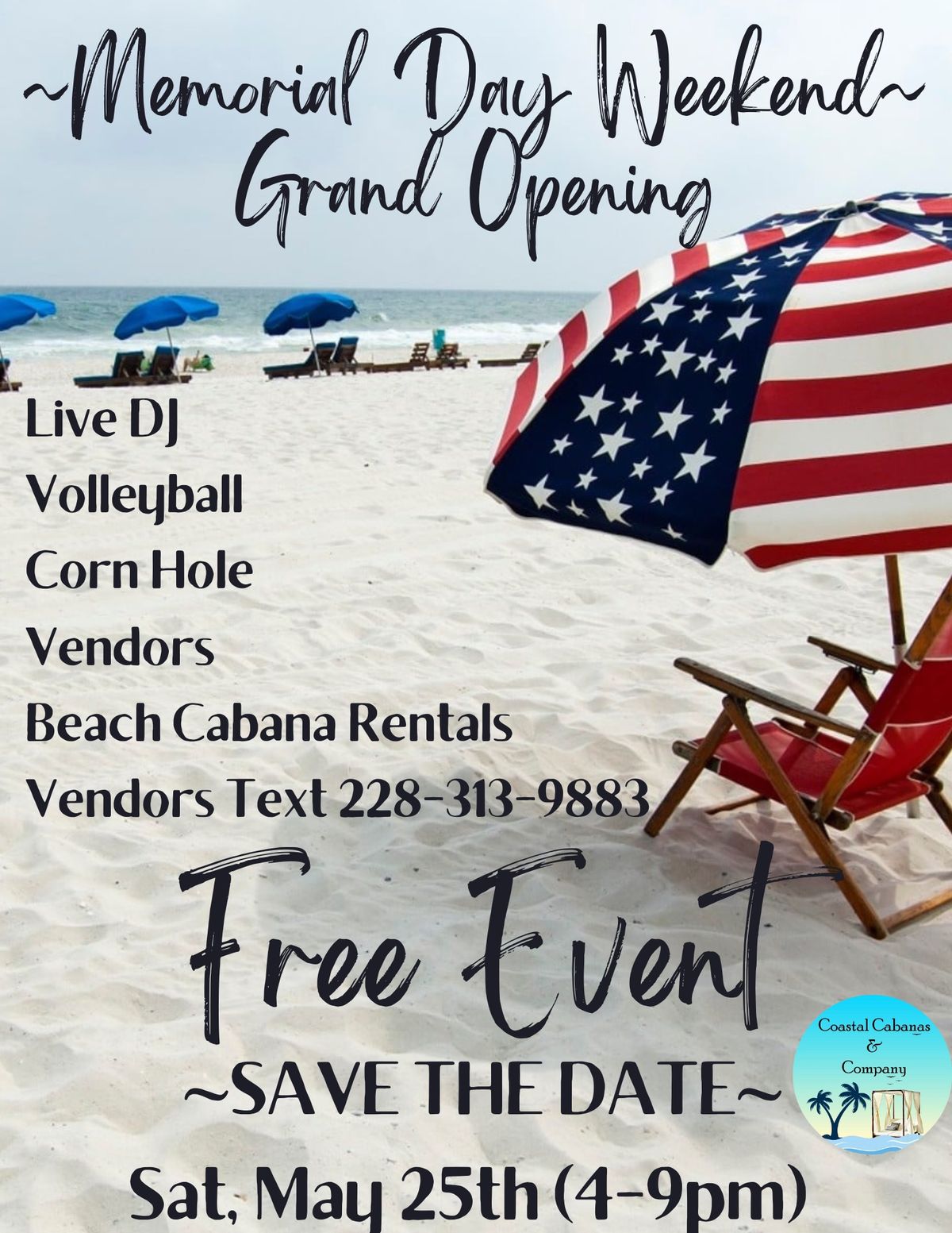 GRAND OPENING BEACH PARTY