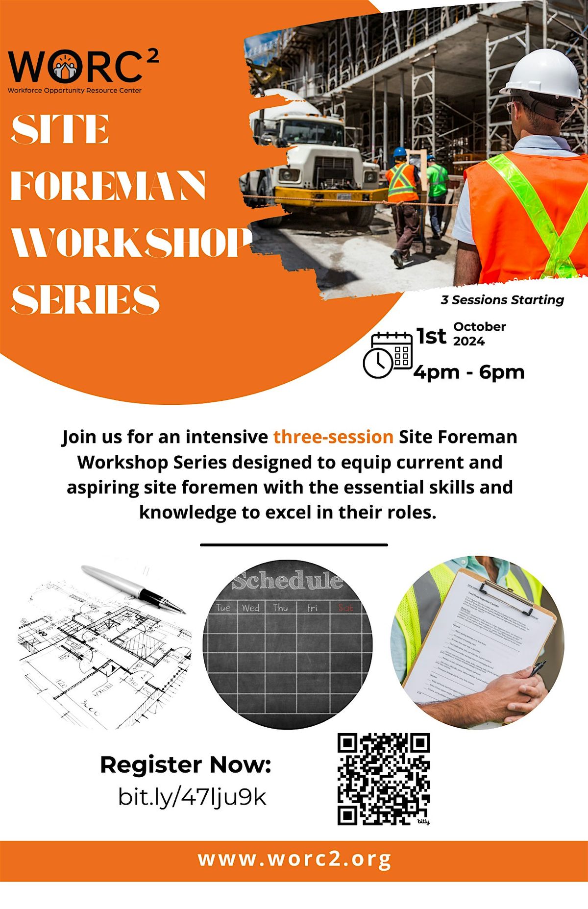 WORC\u00b2  presents:  Site Foreman Workshop Series