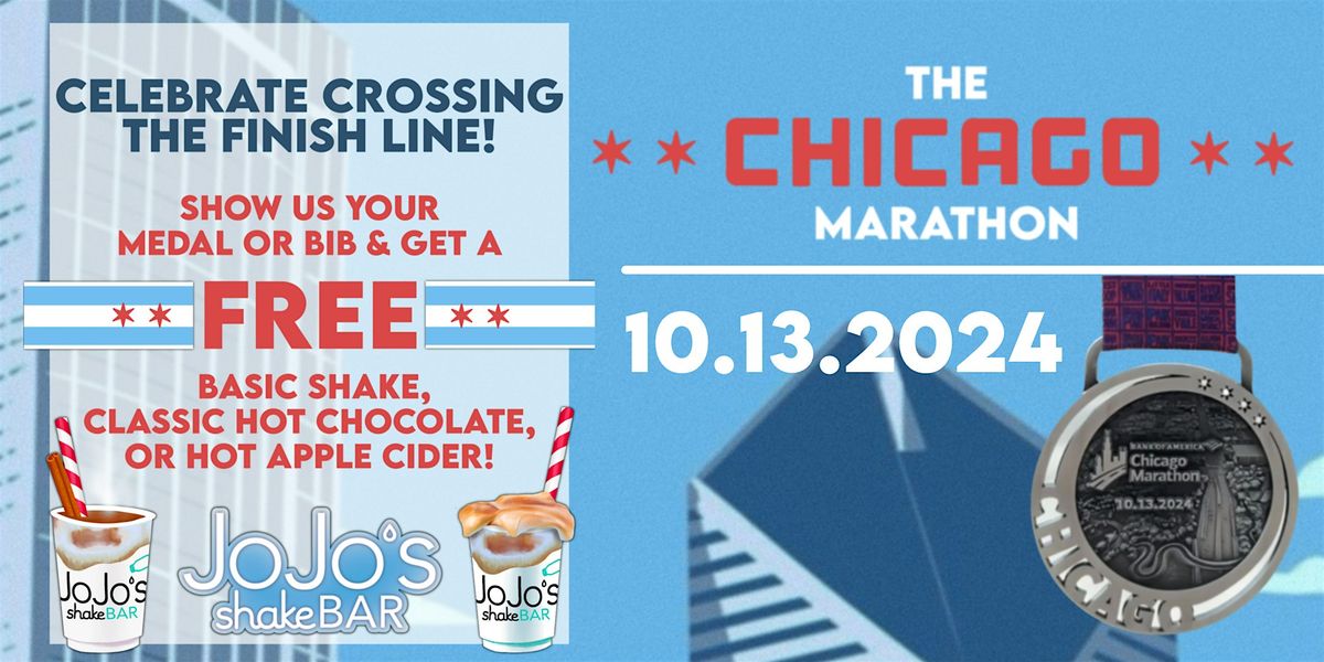 Chicago Marathon Special at JoJo's shakeBAR in River North