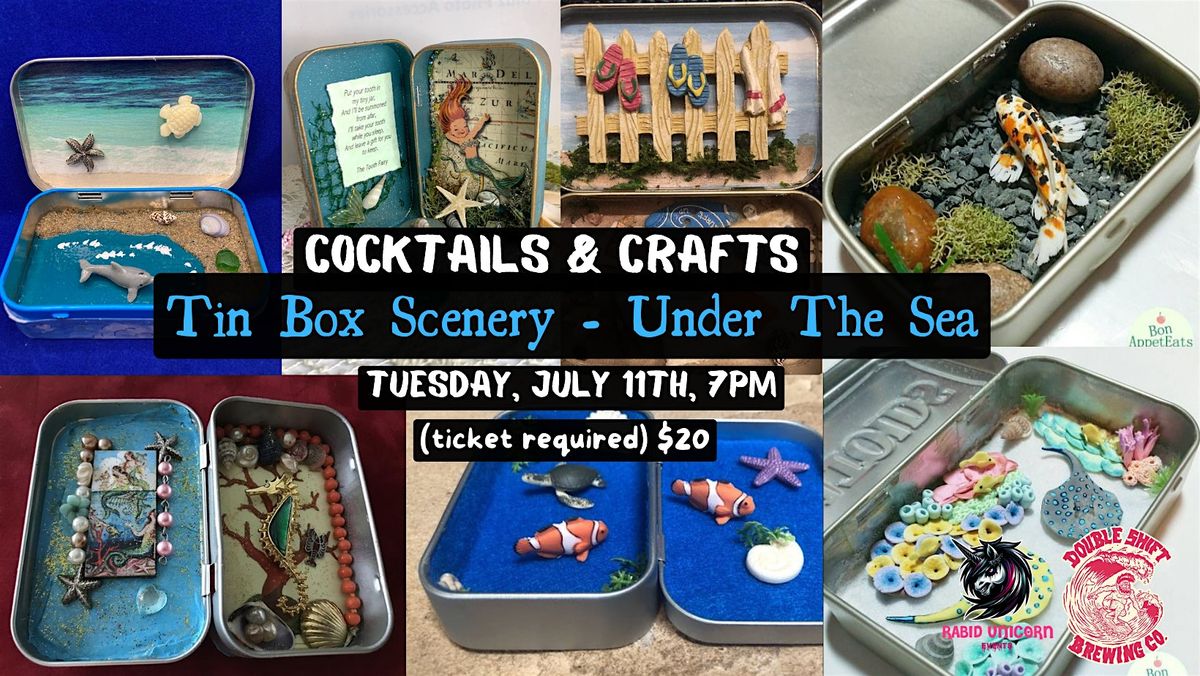 Tin Box Scenery - Under The Sea  - TICKET IS ON CHEDDAR UP