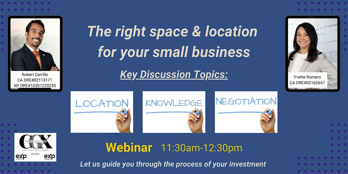 The Right Space & Location For Your Small Business