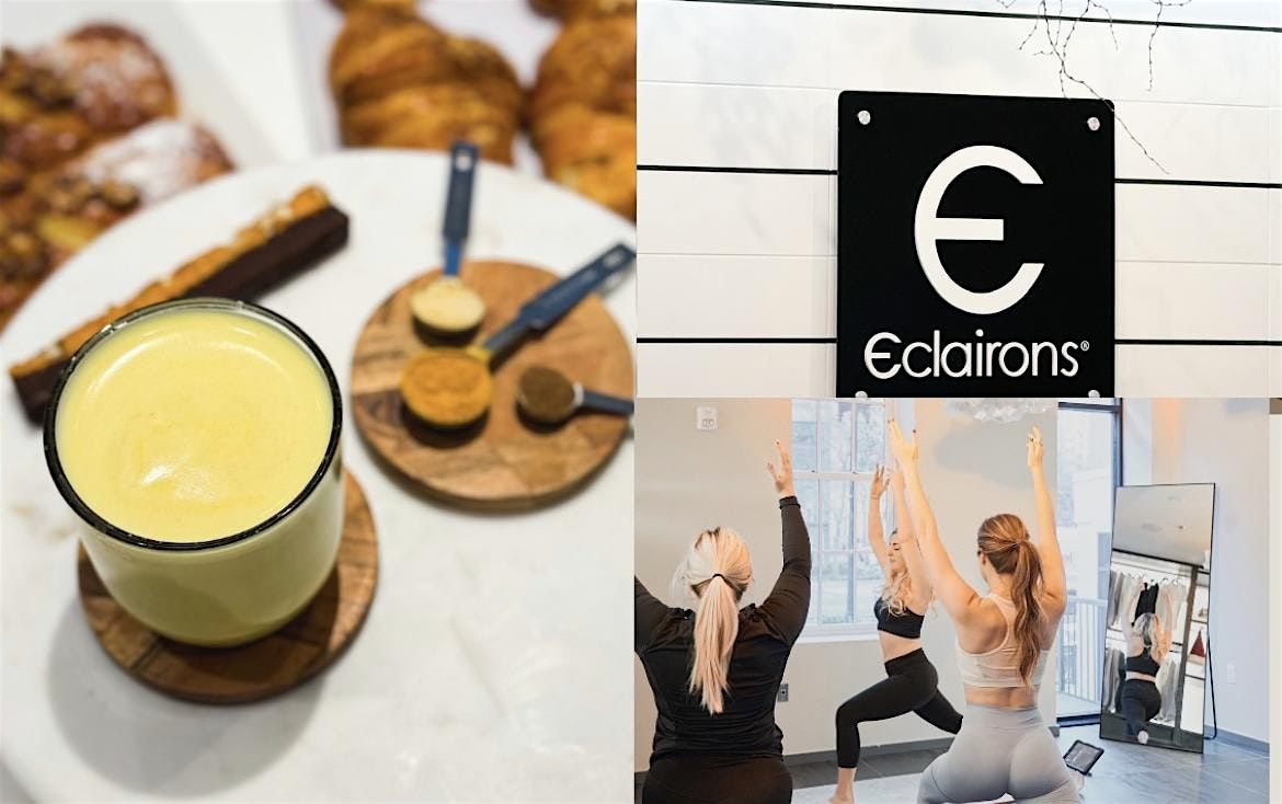 Golden Flow Yoga at Eclarions French Pastry Cafe