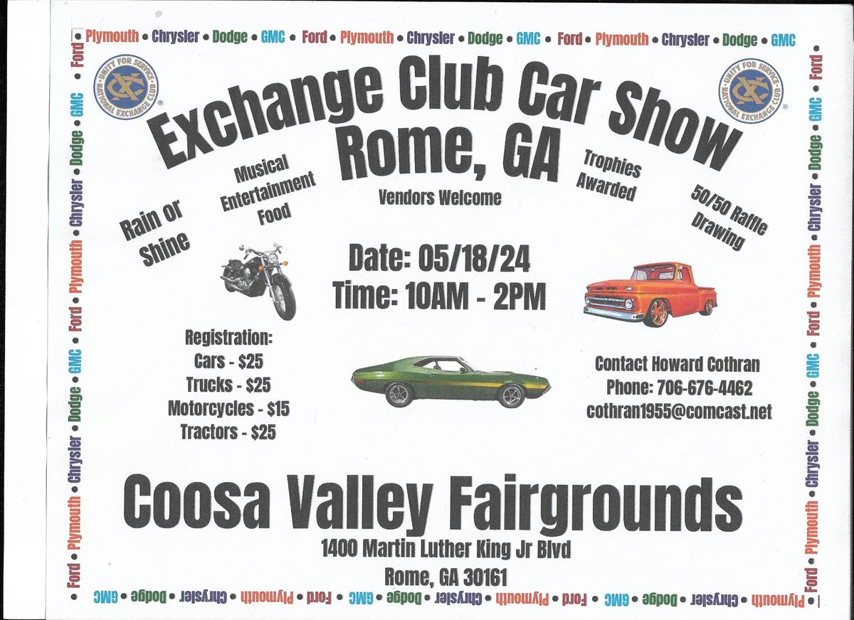 Exchange Club Car Show