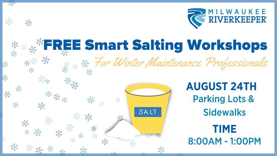 2\/2: FREE Smart Salting Workshops: Parking Lots & Sidewalks