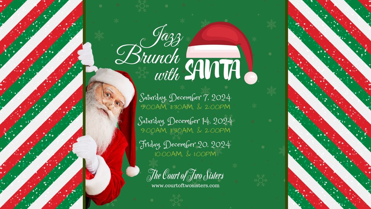 Jazz Brunch with Santa at Court of Two Sisters