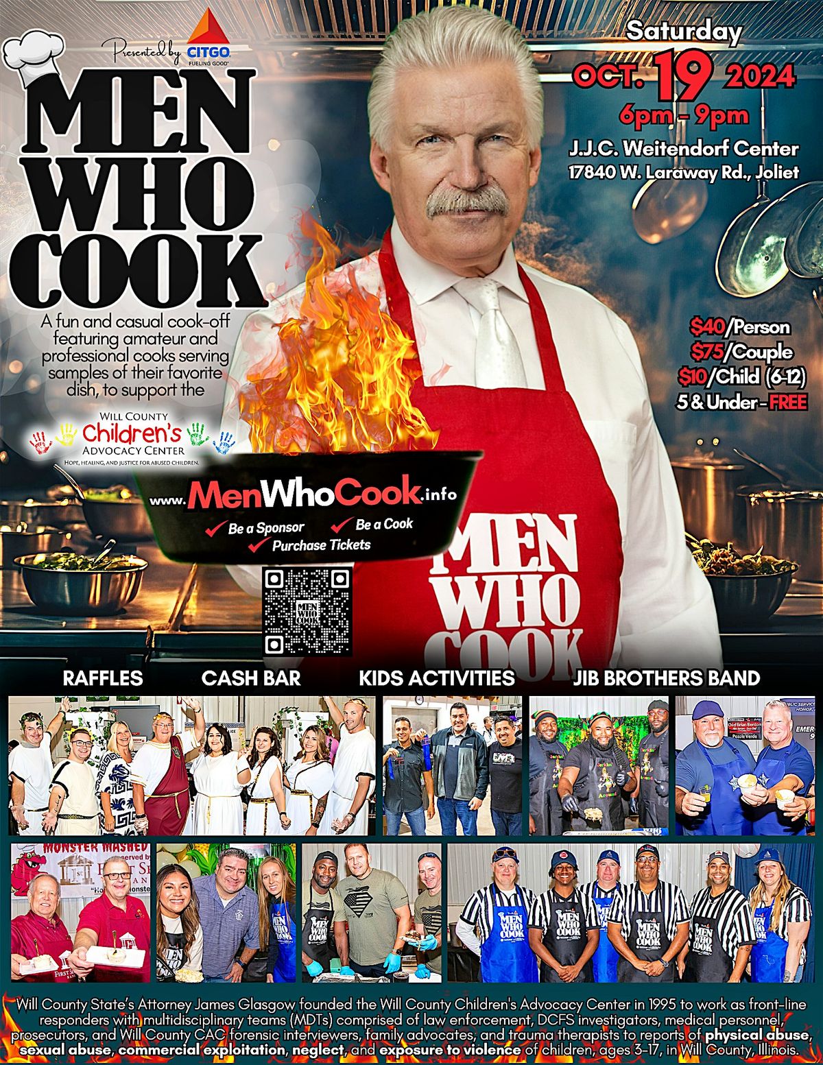 MEN WHO COOK for the Will County Children's Advocacy Center