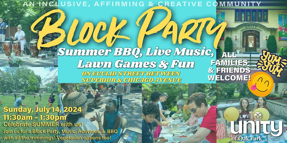 Summer Block Party - BBQ, Music, Lawn Games and More