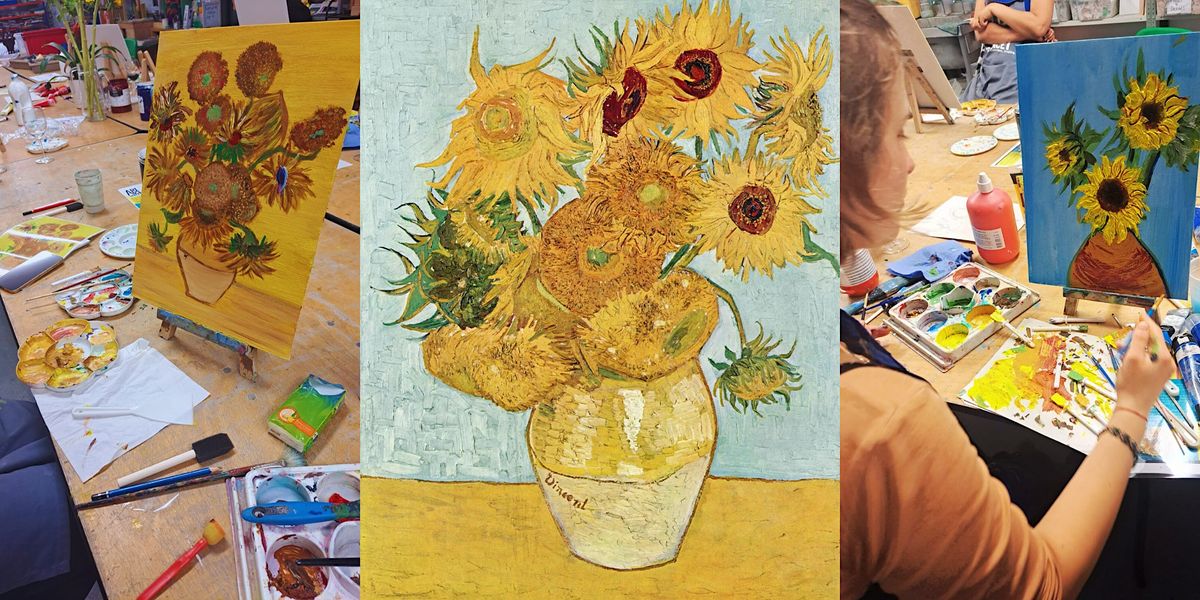Sip and Paint Class - Van Gogh Sunflowers