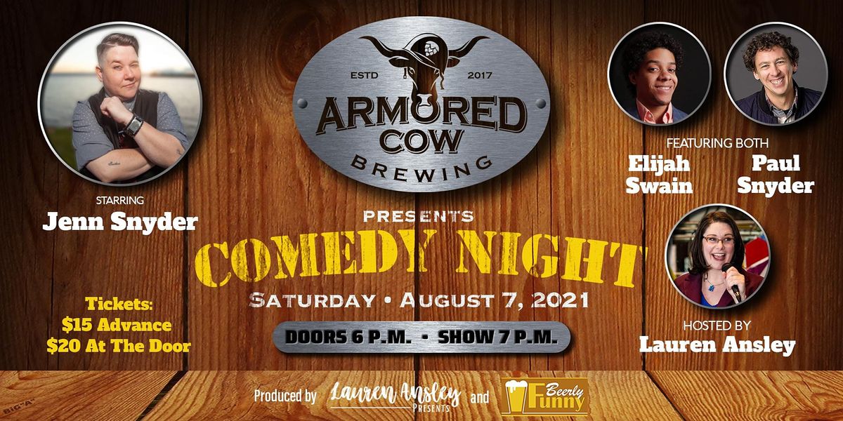 Armored Cow Brewing Co. Comedy Night - A Beerly Funny Production
