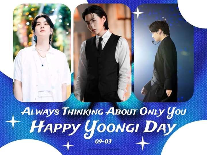 Always thinking about you |  Happy Yoongi Day