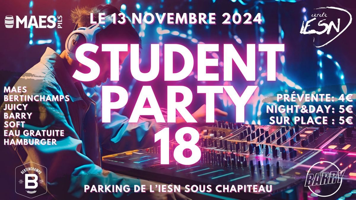 Student Party 18 - Cercle IESN